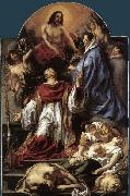 JORDAENS, Jacob St Charles Cares for the Plague Victims of Milan Spain oil painting artist